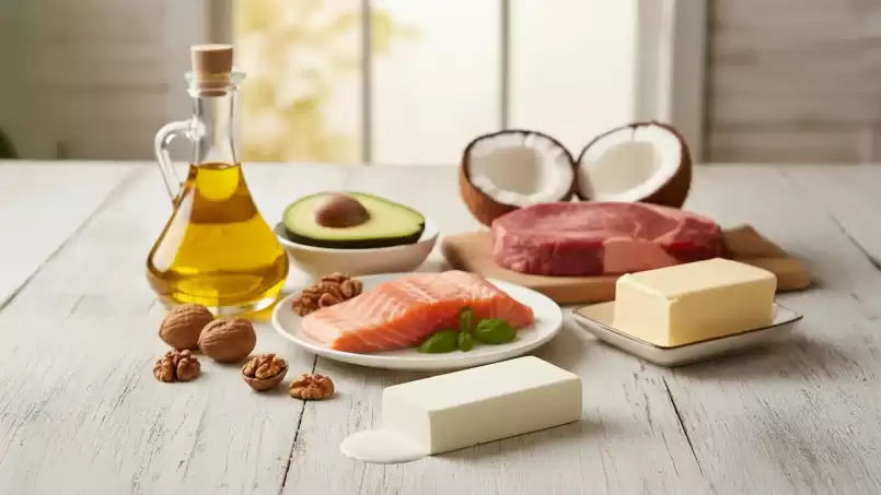 Tipuri de grăsimi: saturate, mononesaturate, polinesaturate, hidrogenate