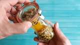 Semințe de floarea soarelui și dovleac în miere - Preparare pas 4