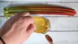 Sirop de rubarbă cu miere - Preparare pas 4