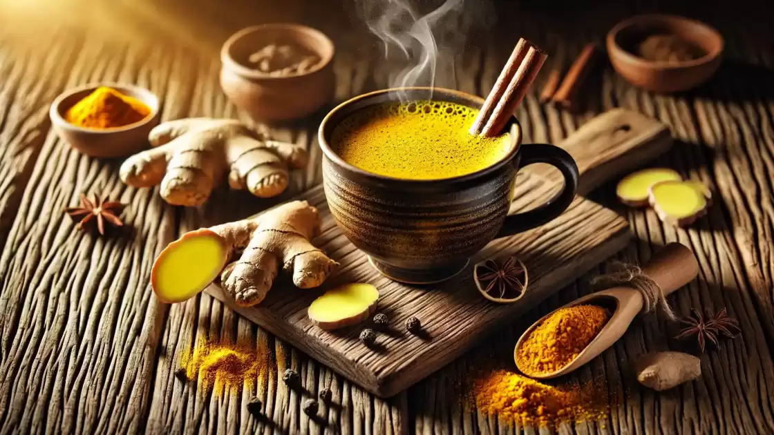 Cafea cu Ghimbir, Turmeric și Piper Negru – Boost Natural pentru Sănătate! ☕🌿