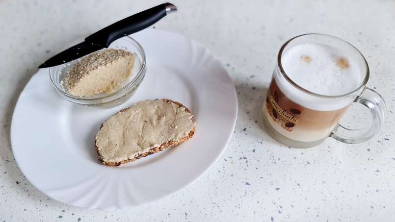 Pastă de susan alb tahini simplă, neîndulcită, foto 13