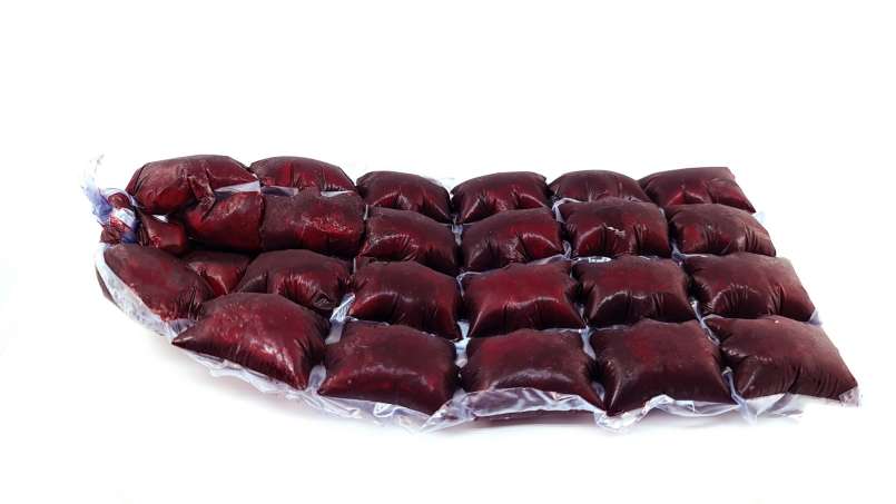 Suc de aronia cu polen, ghimbir și lămâie sub forma de cuburi de gheață, foto 5