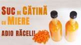 Suc de cătină cu lămâie și miere